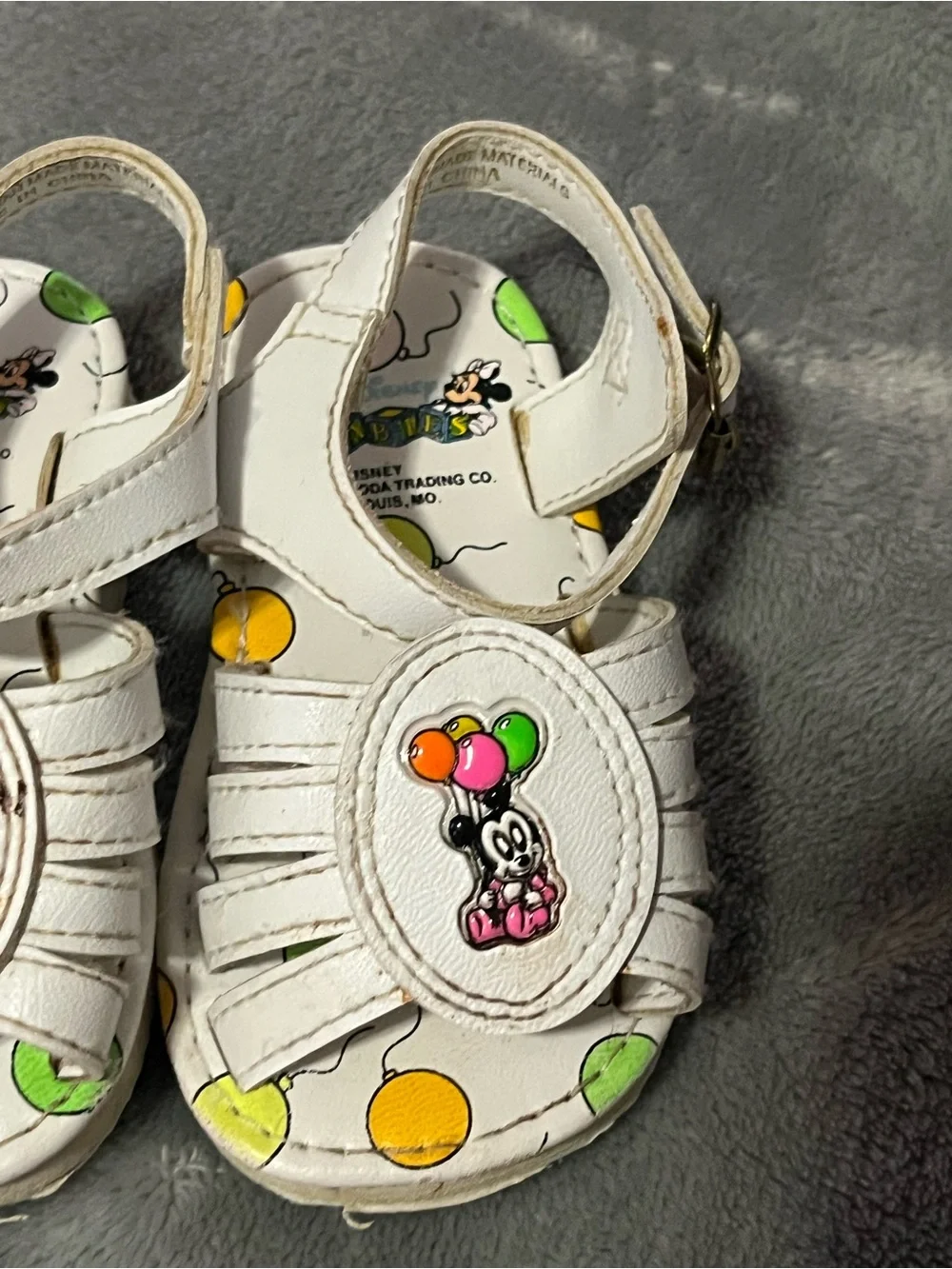 Vintage Disney Minnie Mouse Sandals Girls Size 4